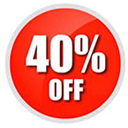 40% off all permanent laser hair removal