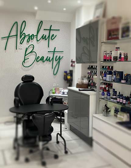 Absolute Beauty Salon downstairs